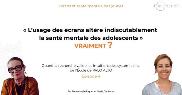 Écrans et santé mentale des jeunes